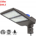 DLC cETL ETL super bright 5 years warranty day night sensor photocell led street light 150w 130lm/w 150lm/w with york arm 10kv